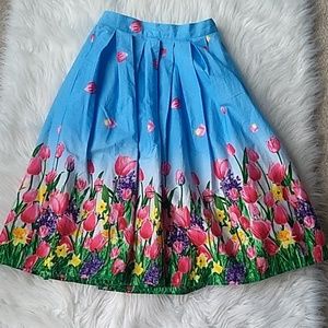 MOVING - MAKE OFFER! Modcloth Tulip Print Skirt